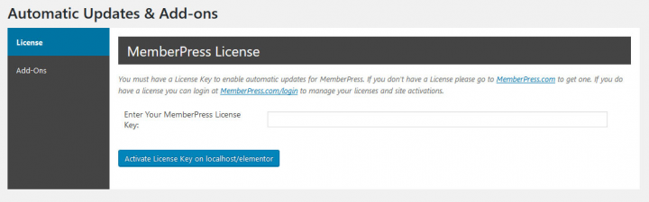 a screenshot showing how to activate memberpress