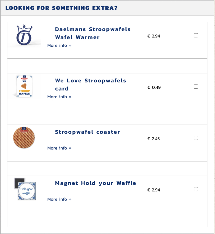 Upsell with a selection of popular products on your WooCommerce Thank You Page.