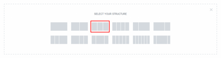 a screenshot of how to choose a three column design